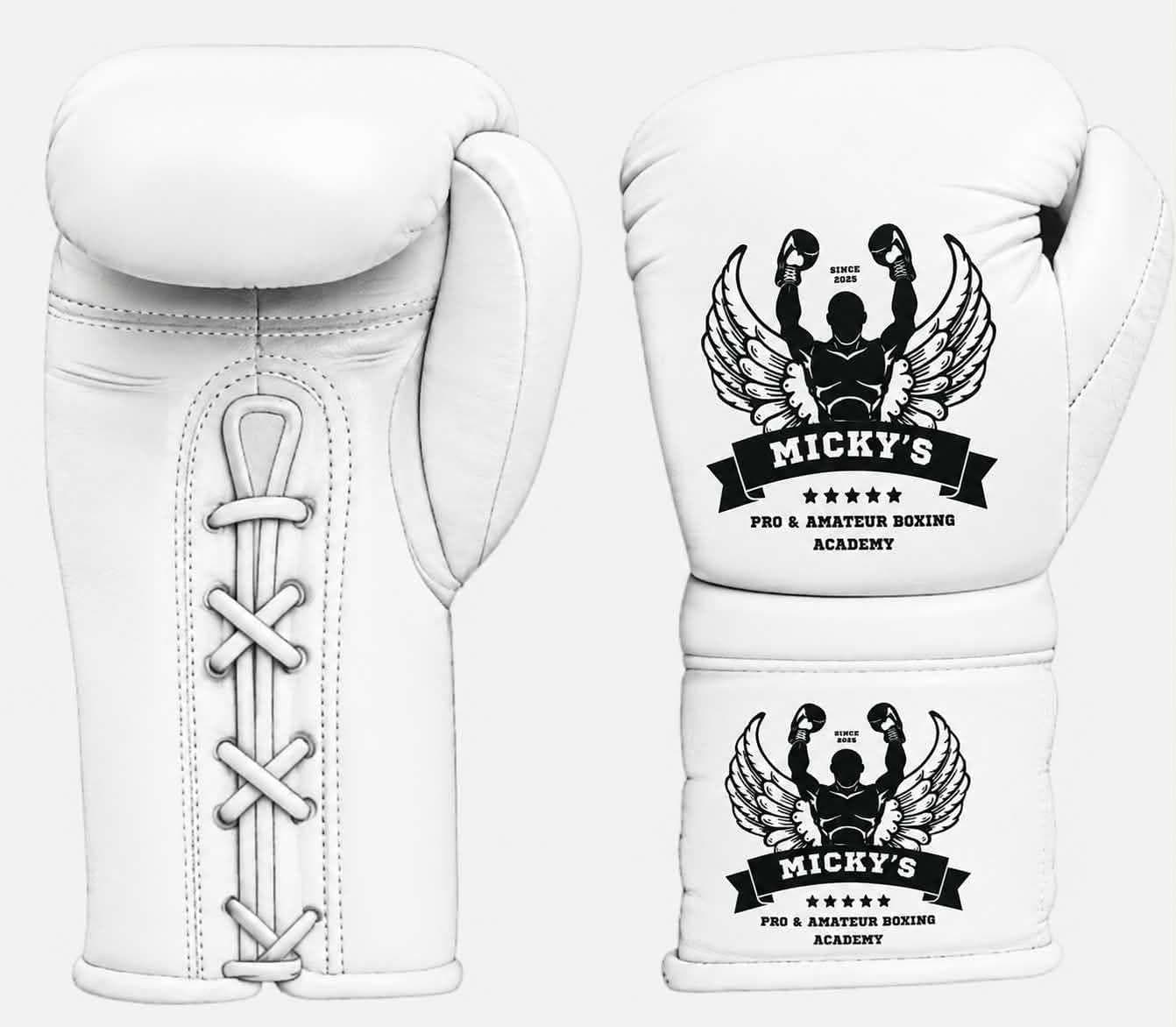 Pro gloves in white